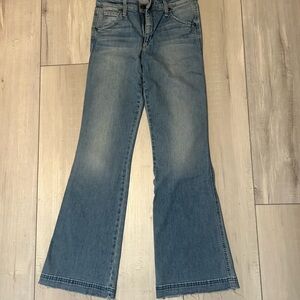 Joe’s Jeans Provocateur raw hem flare,  Size 26